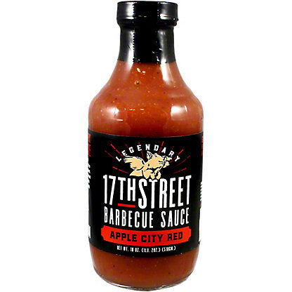 17th Street BBQ Apple City Red Sauce, 18oz